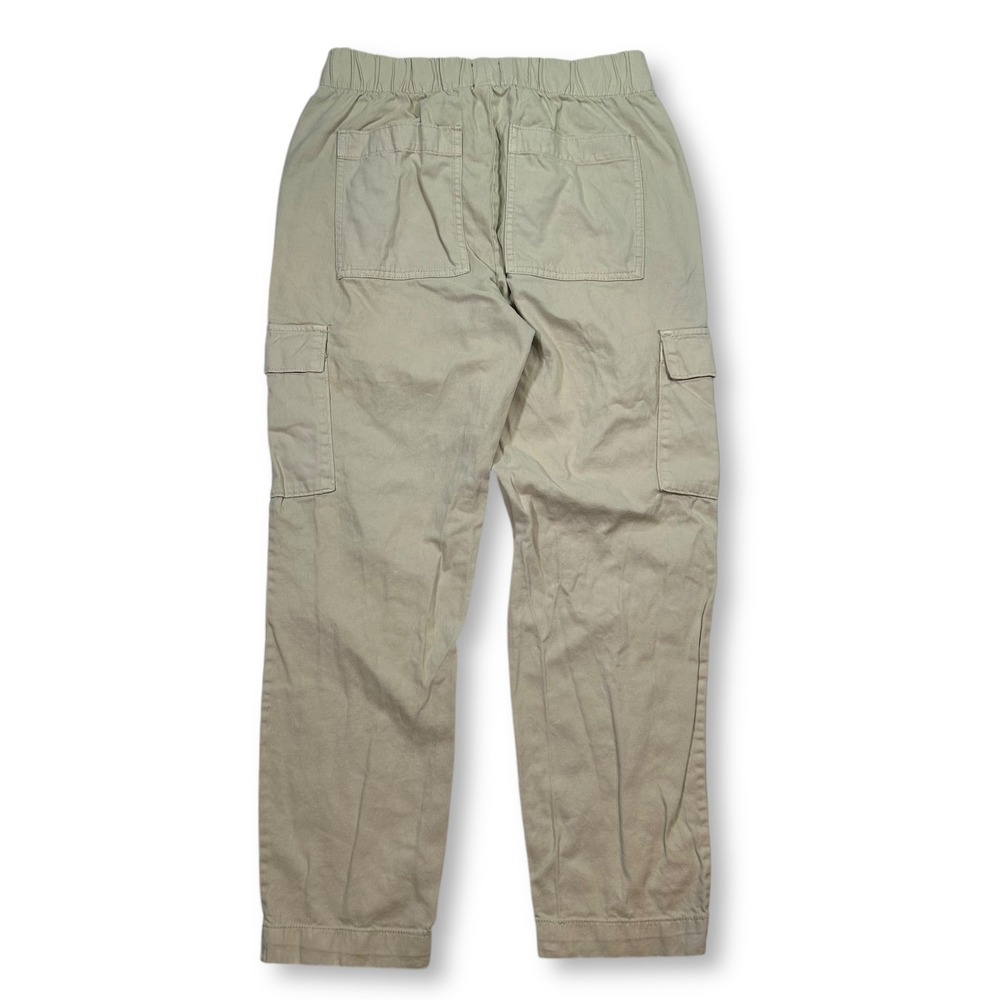 Gap Cargo Pants Elastic Waist Casual Khaki‎ Beige Trousers Men's Size S - Picture 2 of 9